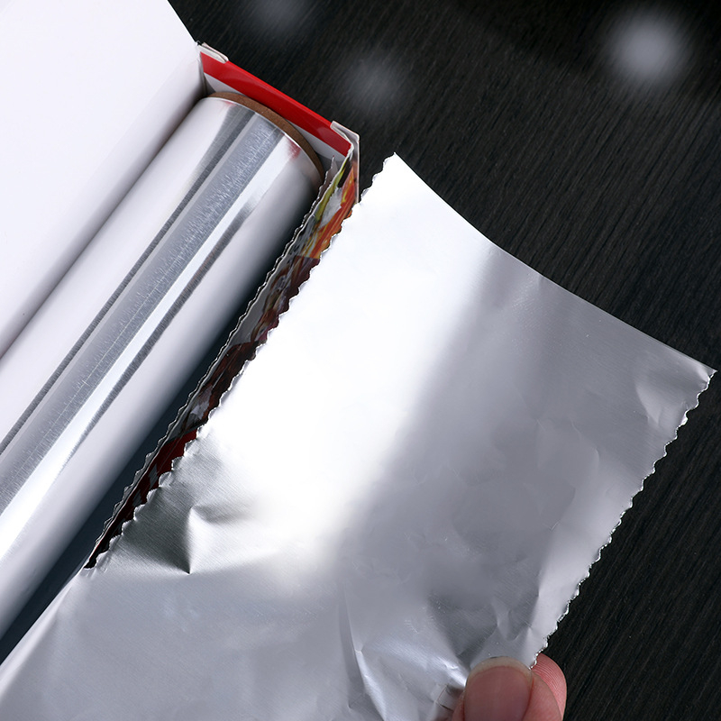 Folie de aluminiu alimentară pentru uz casnic, foi pentru coacere, grătar și air fryer, grosime îmbunătățită, pentru uz comercial, hârtie de copt