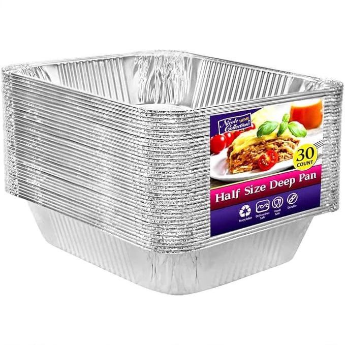 Tavă personalizată din folie de aluminiu pentru grătare cu flacără deschisă și coacere, ideală pentru pește