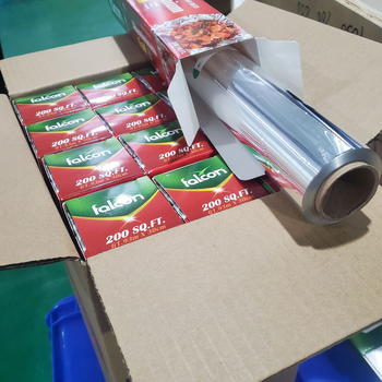 Chuangyi folie de aluminiu pentru grătar, de unică folosință, roluri pentru cuptor cu aer, 300/450 mm, grosime 0.009–0.025 mm