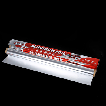Rolă de folie de aluminiu în stil coreean pentru pui la cuptor, o singură utilizare, bucătărie, 45mm × 5/10/15 m, grosime 0,015 mm, biodegradabil, imprimat logo, personalizare