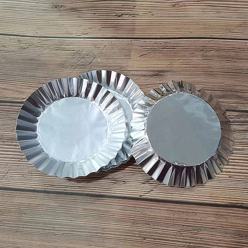 Tavă rotundă de copt din folie de aluminiu cu suport de hârtie, model K102
