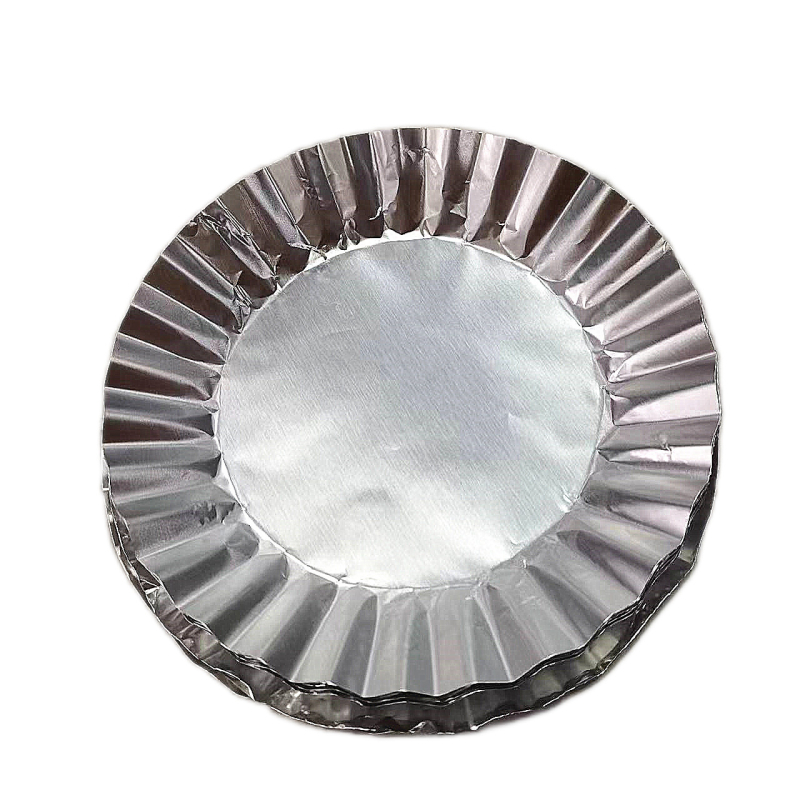 Tavă rotundă de copt din folie de aluminiu cu suport de hârtie, model K102