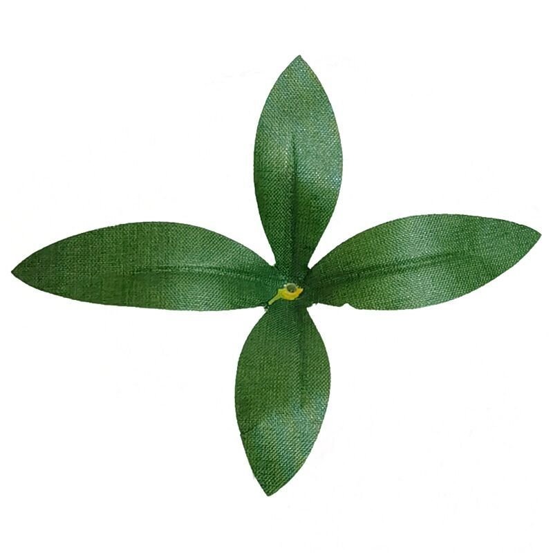Floare artificială cu frunze de rod și plasă mătase, plantă decorativă pentru ședințe foto
