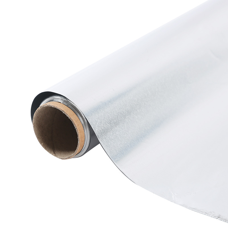 Folie de aluminiu, 30–45 cm, pentru grătar și coacere, potrivită pentru pui și carne, grosime 0,02 mm