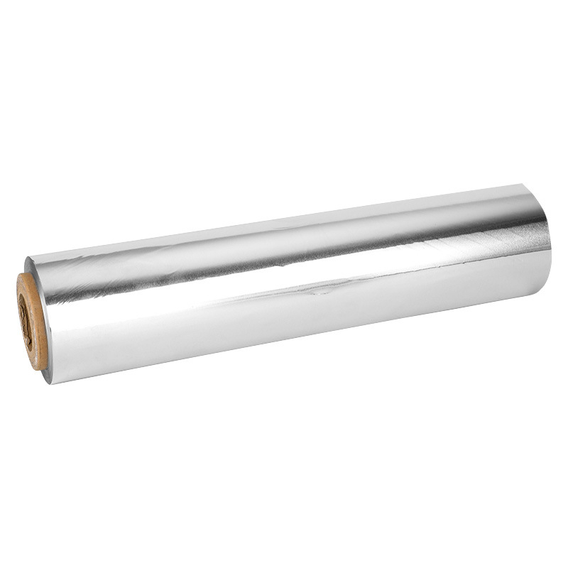 Rola de folie de aluminiu 613, lățime 38 cm, grosime 22 μm, pentru grătar și coacere, cu logo imprimat