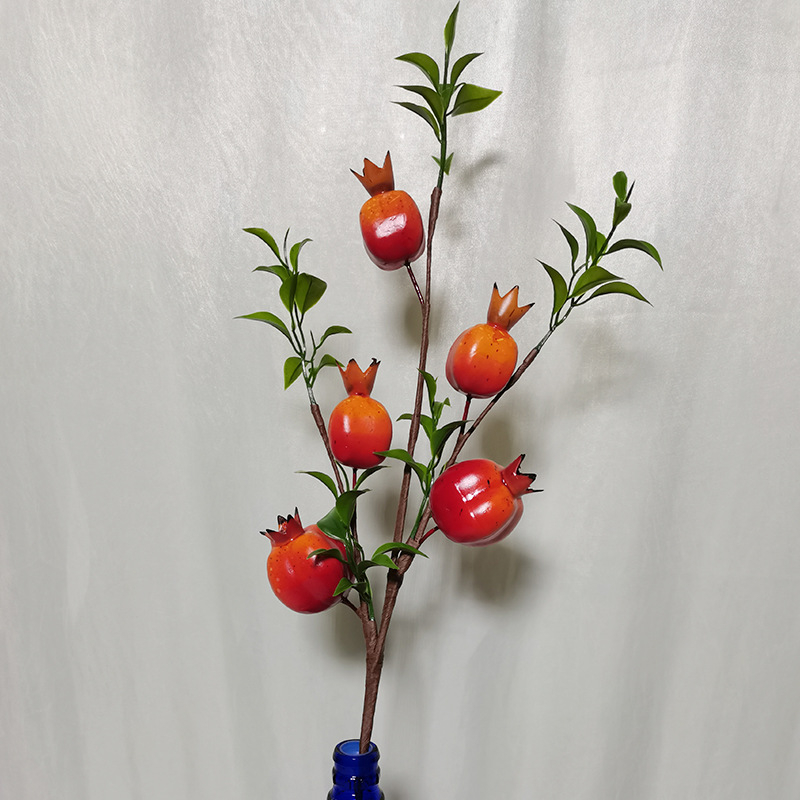 Ramură de rod artificială – bonsai pentru decorul casei și recuzită pentru fotografie, înălțime 30–100 cm