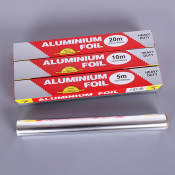 Folie de aluminiu alimentară, 30 m, netoxică și ecologică, izolant termic și rezistentă la temperaturi înalte pentru catering