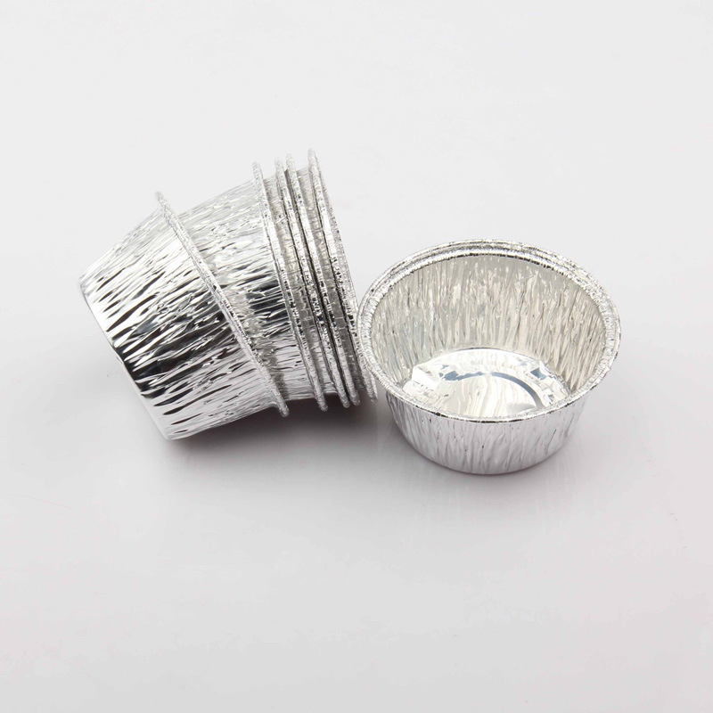 Forme de tartă cu ou din folie de aluminiu, cupe mari pentru tarte, baze din folie de aluminiu, forme circulare pentru coacere