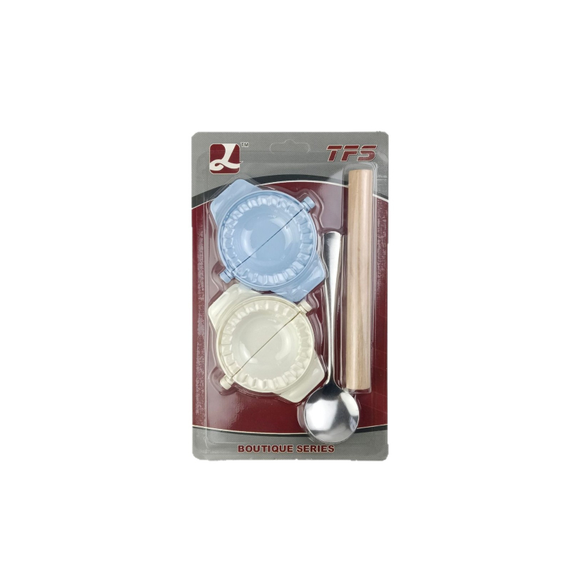 Set de instrumente pentru prepararea găluștelor: formă rotativă pentru găluște, materiale alimentare de calitate, aparat manual de pregătire, lingură, făcăleț, set de patru piese