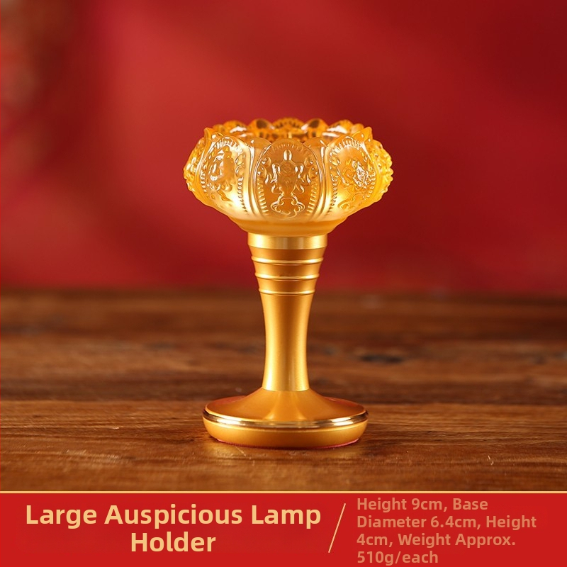 Sklenený stojan na maslovú lampu s lotosom pre domáce použitie
