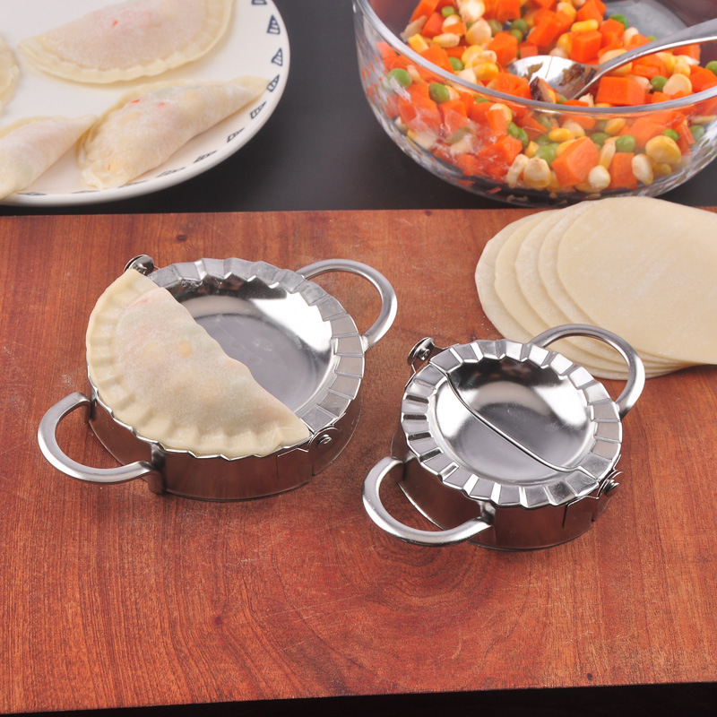Set din oțel inoxidabil 304 pentru dumplings: formă pentru dumplings, dumplings maker, presă pentru dumplings, formă pentru aluat