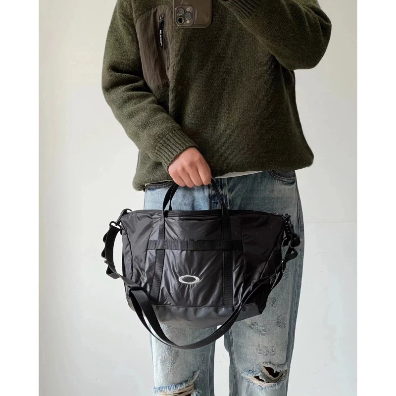 Geantă crossbody din nylon pentru bărbați, stil vintage, cu buzunar pentru telefon