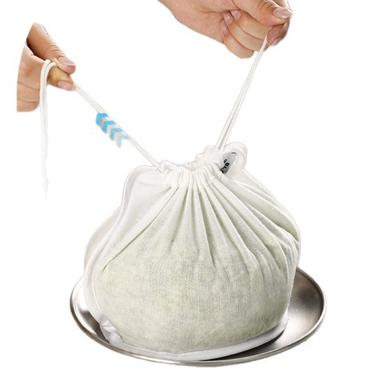 Presă pentru stoarcerea apei din umplutura de găluște, pungă de umplutură din legume, pungă filtrare lapte de soia, filtru și strecurător de ceai, presă de deshidratare a legumelor