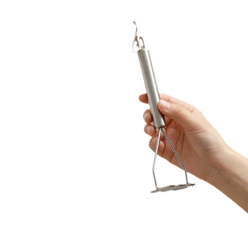 Zdrobitor mini din oțel inoxidabil pentru piure de cartofi, mâncare pentru bebeluși, ouă și avocado – ustensilă de bucătărie
