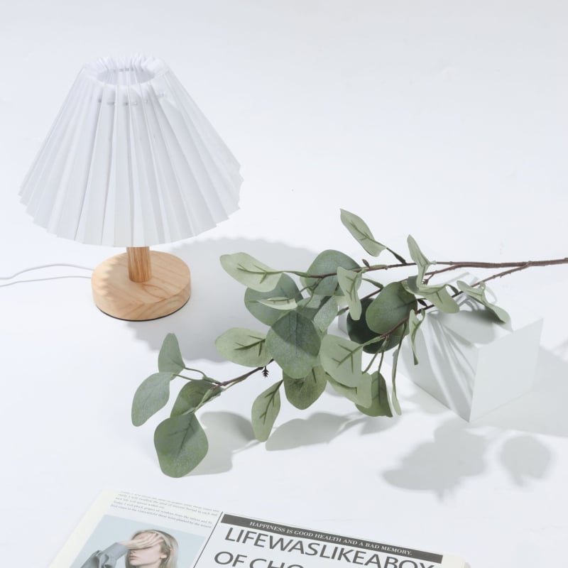 Frunze artificiale de măr, eucalipt și frunze de bani, verde decor pentru nunți și birouri, 30–100 cm