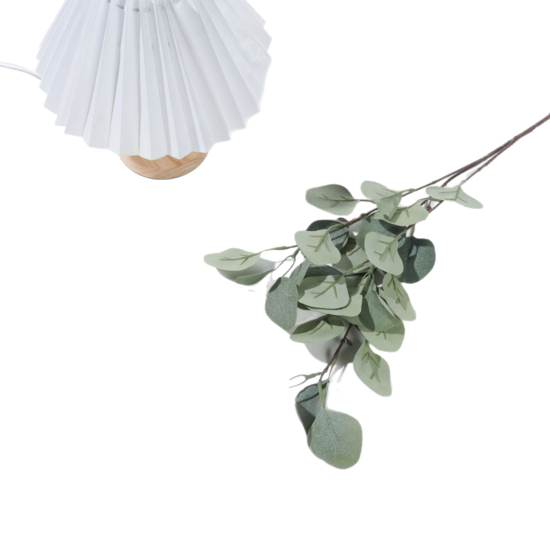 Frunze artificiale de măr, eucalipt și frunze de bani, verde decor pentru nunți și birouri, 30–100 cm