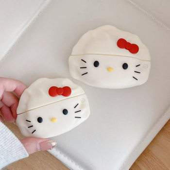 Dumpling Kitty θήκη προστασίας σιλικόνης για Apple AirPods 4 – ασύρματα ακουστικά με θήκη φόρτισης
