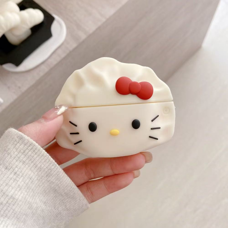 Dumpling Kitty θήκη προστασίας σιλικόνης για Apple AirPods 4 – ασύρματα ακουστικά με θήκη φόρτισης