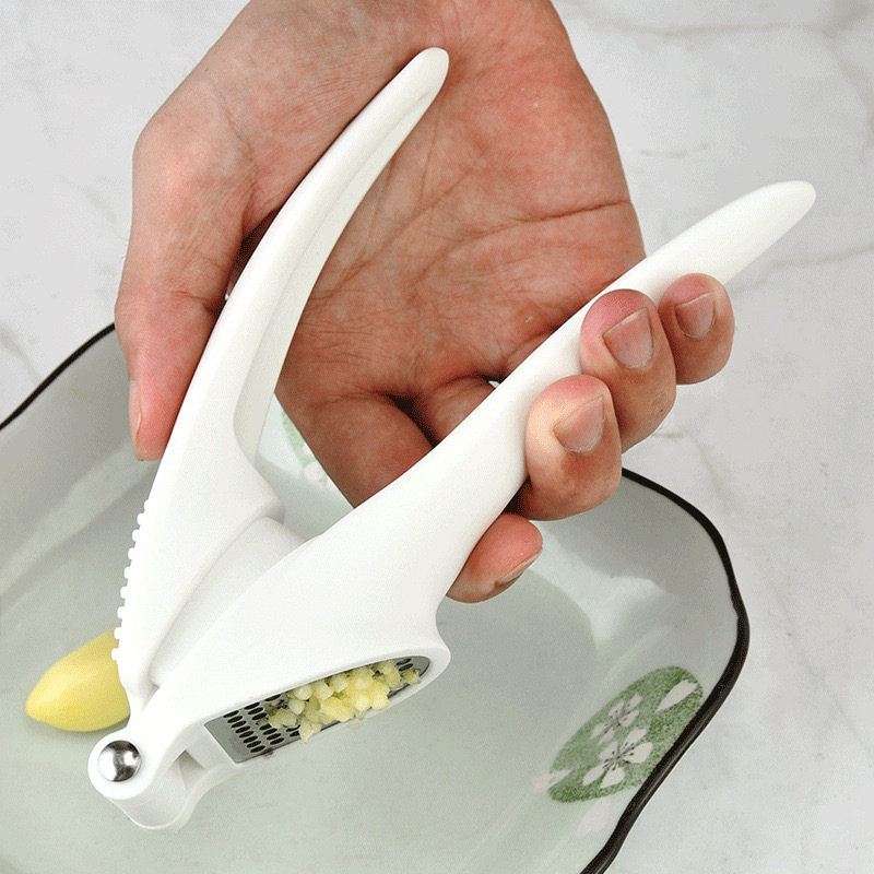 Presă de usturoi manuală pentru uz casnic, dispozitiv pentru pastă de usturoi din oțel inoxidabil, produs nou