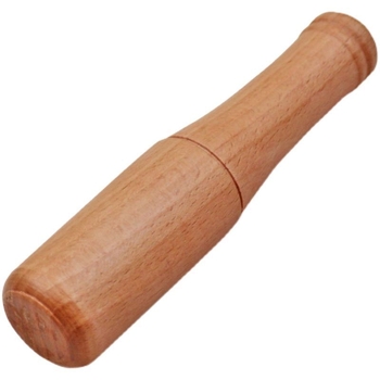 Zdrobitor de usturoi din lemn cu mâner prelungit