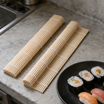 Unelte pentru sushi: Covor din bambus pentru rulouri cu nori