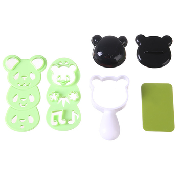Formă pentru bile de orez cu panda — unealtă de modelare a orezului pentru sushi și nori