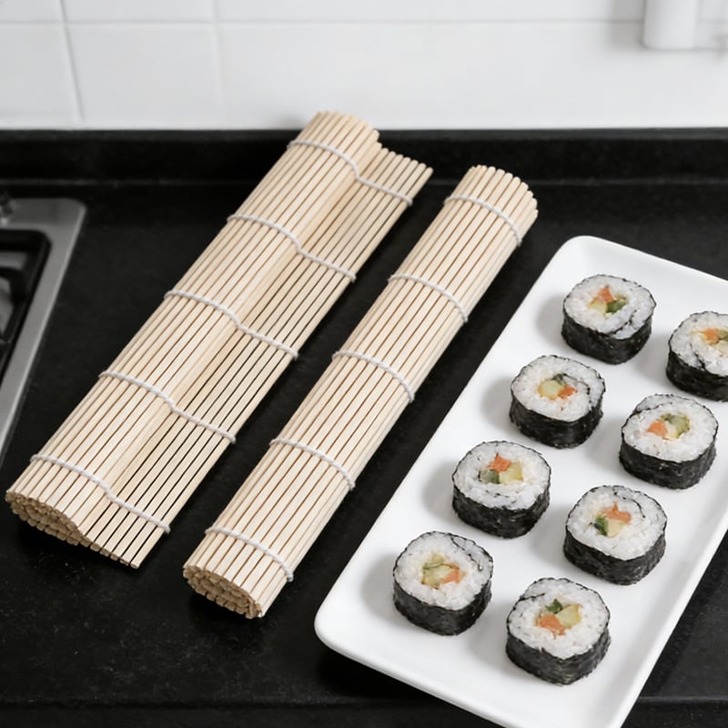 Naher – Instrument pentru sushi – role din bambus pentru sushi, role cu nori, plastic, design modern minimalist