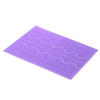 Formă din silicon pentru tort cu model dantelat fondant, testată conform standardelor europene, fără miros, CT-015
