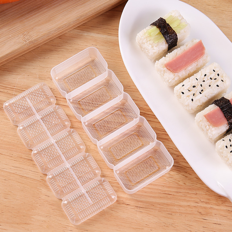 Formă pentru bile de orez în formă de navă de război, set DIY în cinci piese pentru sushi cu nori și bento (L434)