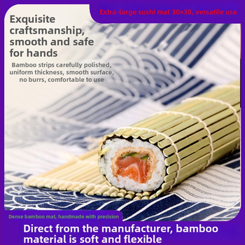 Bambusová sushi podložka na rolovanie sushi