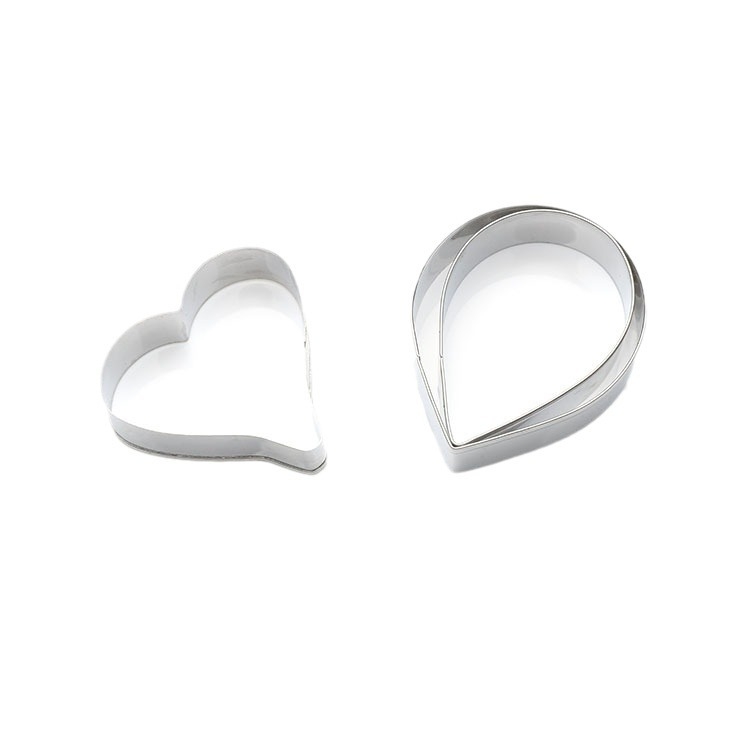 Forme fondant pentru tort, din oțel inoxidabil — petale de pansy, set de instrumente de modelare DIY A383
