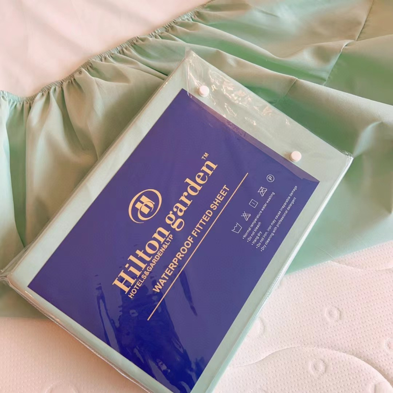 Hilton protecție impermeabilă pentru saltea, protecție împotriva prafului și urinei, cearșaf elastic pentru pat de 1,8 m