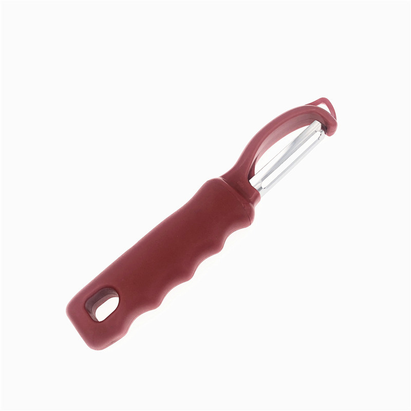 Zhan Xu Curățător de fructe și legume din oțel inoxidabil cu mâner ABS – un instrument de bucătărie