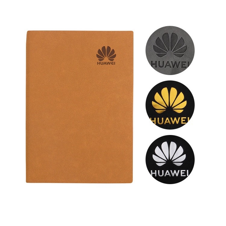 Caiet din piele de oaie moale cu logo personalizat, A5, 100 de pagini, Dowling hârtie