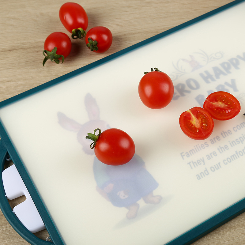 Peter Rabbit Tocător de bucătărie din plastic, cu două fețe anti-alunecare, Îngroșat