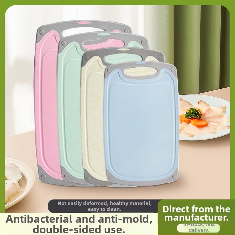 tocător din plastic PP, antiderapant, pentru bucătărie, pregătire a alimentelor și fructelor, compact
