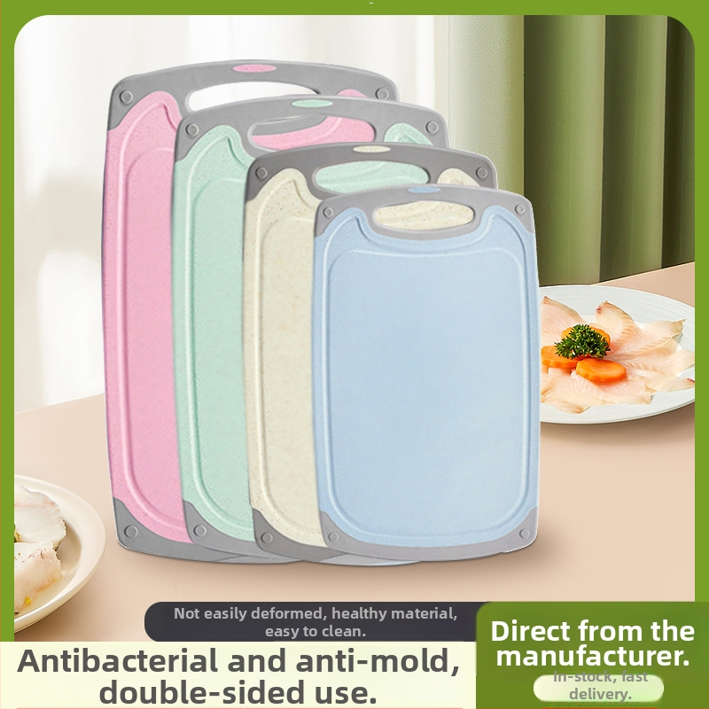 tocător din plastic PP, antiderapant, pentru bucătărie, pregătire a alimentelor și fructelor, compact