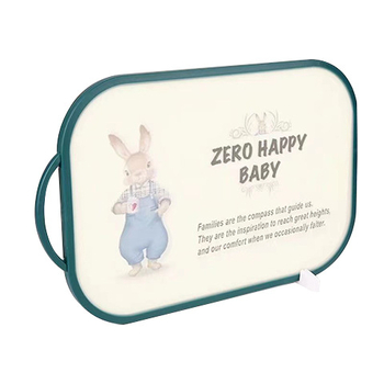 Peter Rabbit Scândură de tăiat cu dublă față, pentru familie, PE, antibacteriană, rezistentă la mucegai și uzură, bucătărie