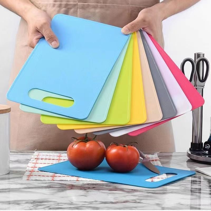 Placă de tăiere din plastic 19×29 cm, cu două fețe, pentru fructe și legume