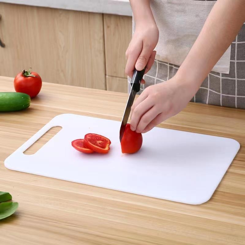 Placă de tăiere din plastic 19×29 cm, cu două fețe, pentru fructe și legume