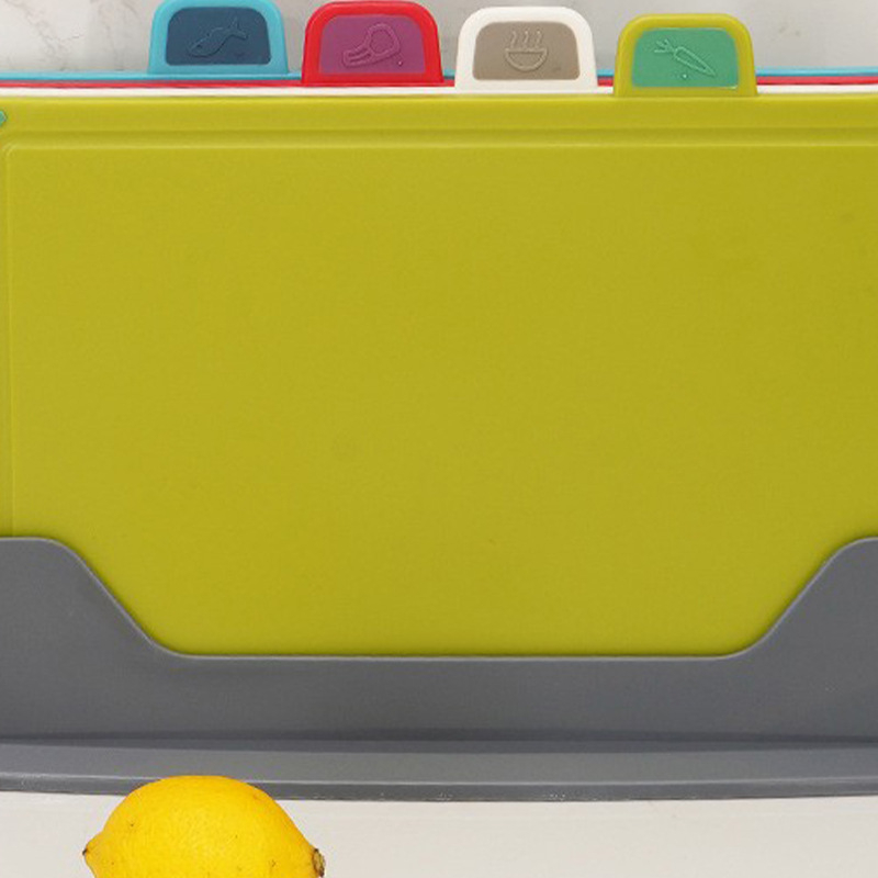 Set de tocătoare colorate codificate în patru culori, 4 piese, de calitate alimentară