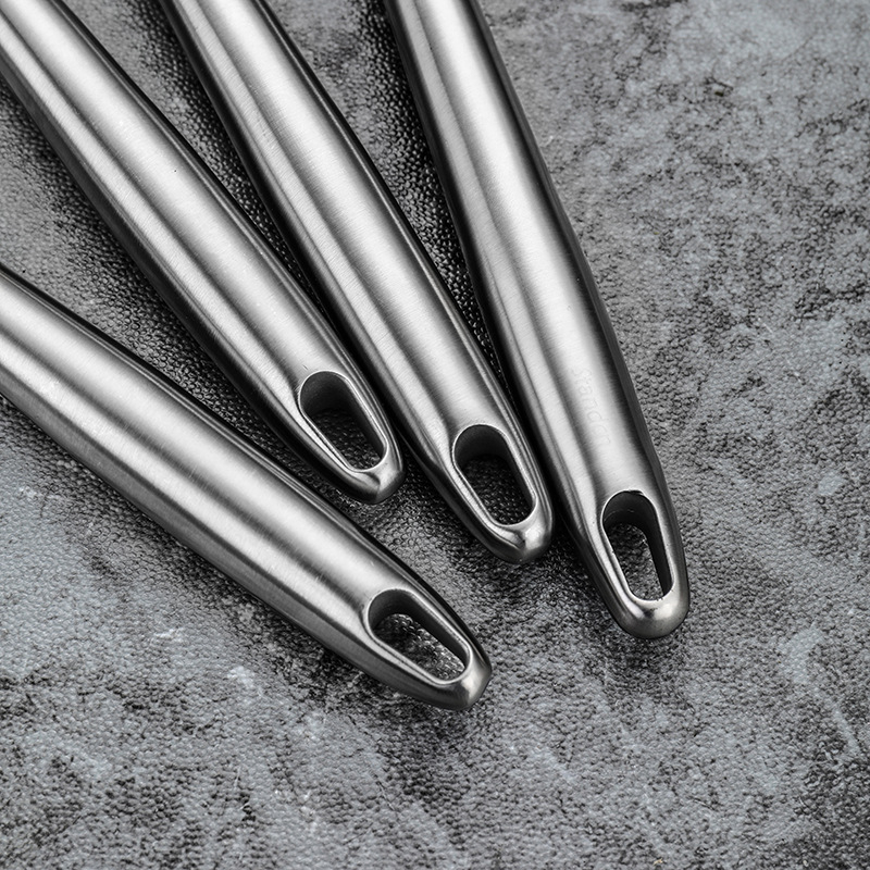 Set de spatule din oțel inoxidabil 304, mâner extins, pentru gătit, ustensile de bucătărie, protecție împotriva arsurilor
