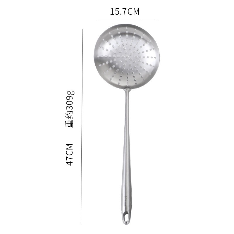 Set de spatule din oțel inoxidabil 304, mâner extins, pentru gătit, ustensile de bucătărie, protecție împotriva arsurilor