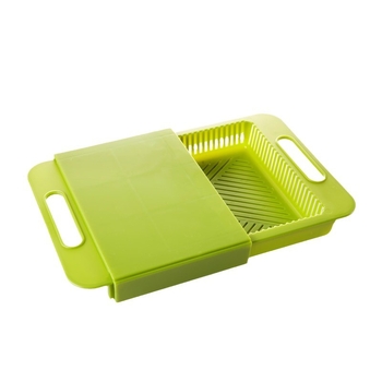 Set de tocătoare din plastic pentru bucătărie: tocător mic pentru fructe și tocător pentru cuțite