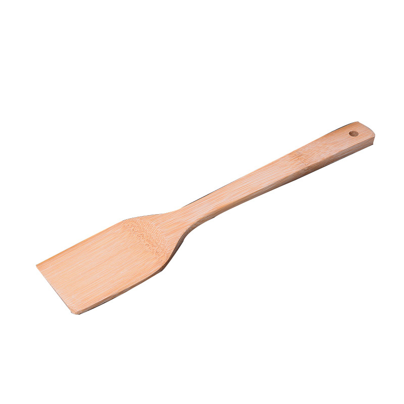 Spatulă din bambus, înclinată, pentru bucătărie, antiaderent