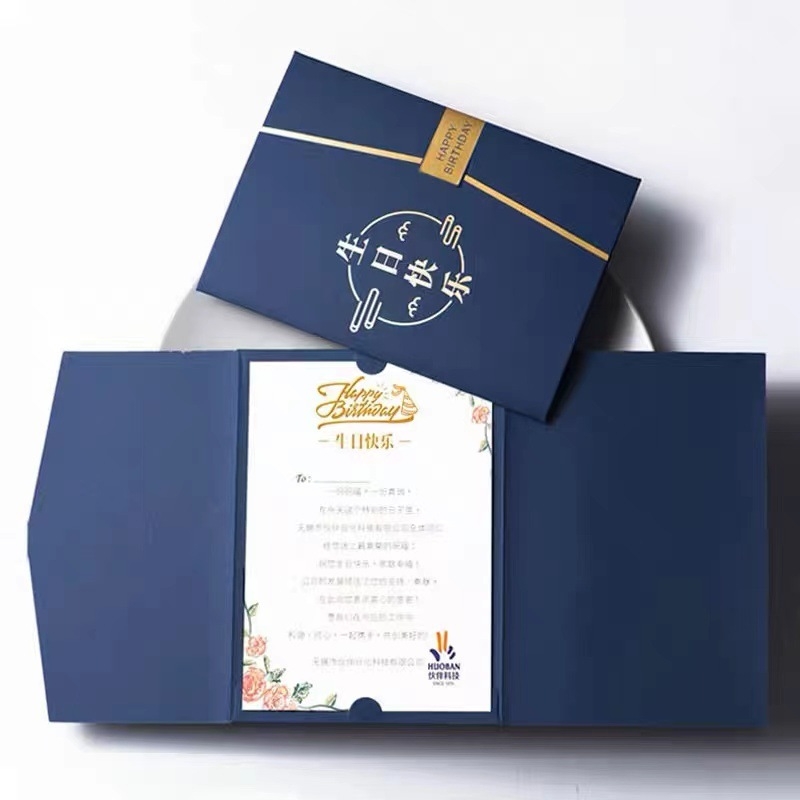 Felicitare pentru ziua de naștere cu ștampilare în folie, nou design, imprimată, în plic; invitații de nuntă și de afaceri
