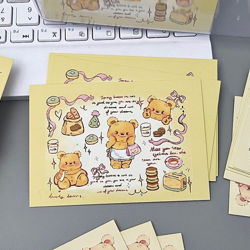 Butter Bear – Card de felicitare pentru ziua de naștere, desen animat pentru elevi