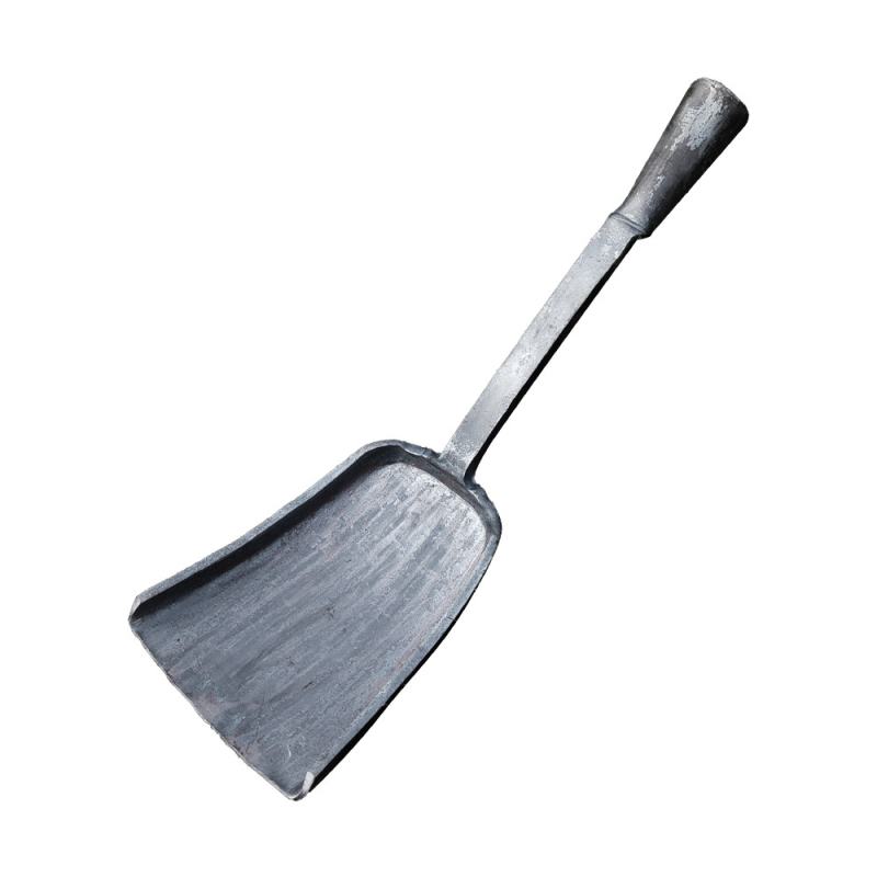 Spatulă din fier forjat, cu mâner din lemn, ustensilă clasică de bucătărie pentru sotare