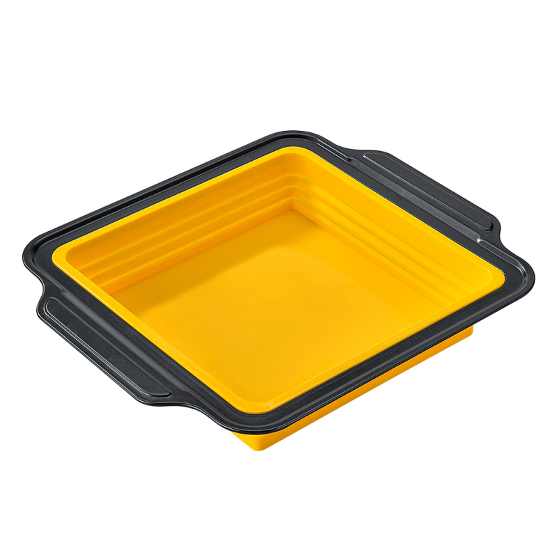 Formă pliabilă din silicon pentru prăjituri, eliberare ușoară