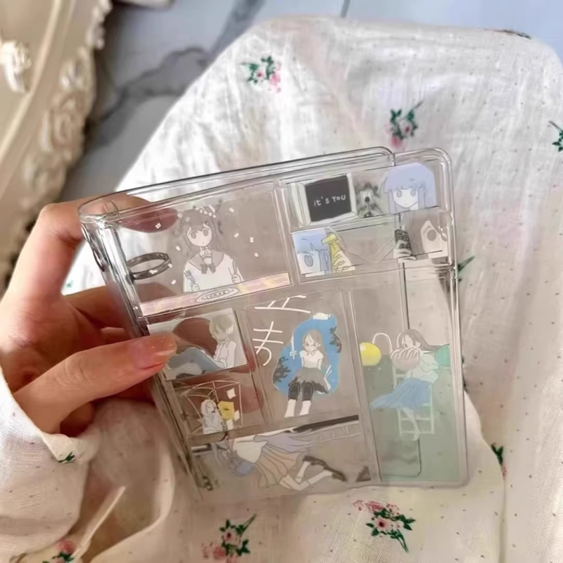 Jurnal de buzunar M5 cu foi detașabile pentru studenți — simplu și creativ, album foto DIY cu spațiu pentru fotografii Polaroid și carduri